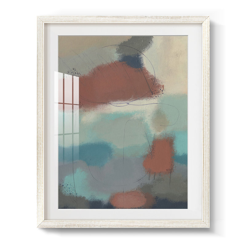 Flottant par II - impression encadrée, H 28,5 po x l 20,5 po, Blanc