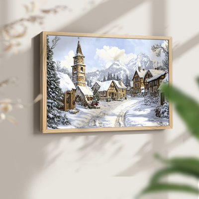 Chirstmas Art-CCXC -Framed Print - Restickable