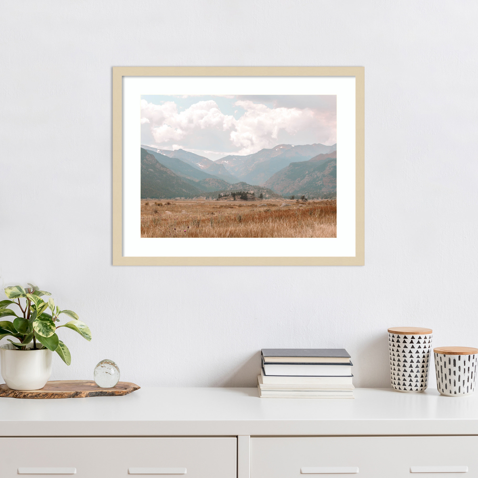 Wanderings by Alicia Abla, 20" H x 25" W x 1" D, Brown