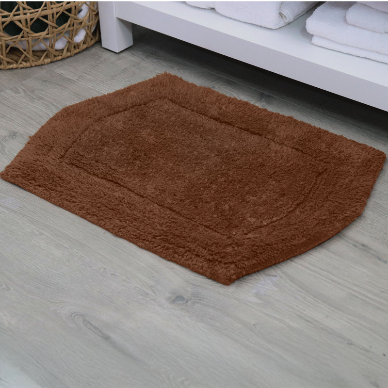 Tapis pour salle de bain Morissette, Chocolat, L 21 po x L 34 po