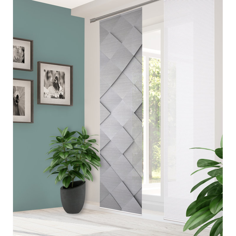 Semi Sheer Sliding Panel Single Panel