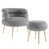 Velours gris profond est en rupture de stock