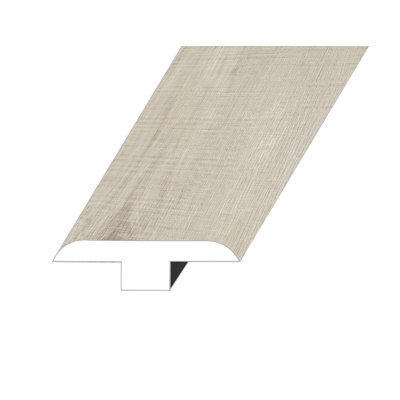 Moulure en T Zephyr vinyle 0,5 po d'épaisseur x 1,8 po de largeur x 94,5 po de longueur