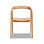 Chaise de salle à manger à dossier bas Mendoza