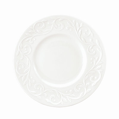 Lenox Opal Innocence Carved 7.25" Dessert Plate