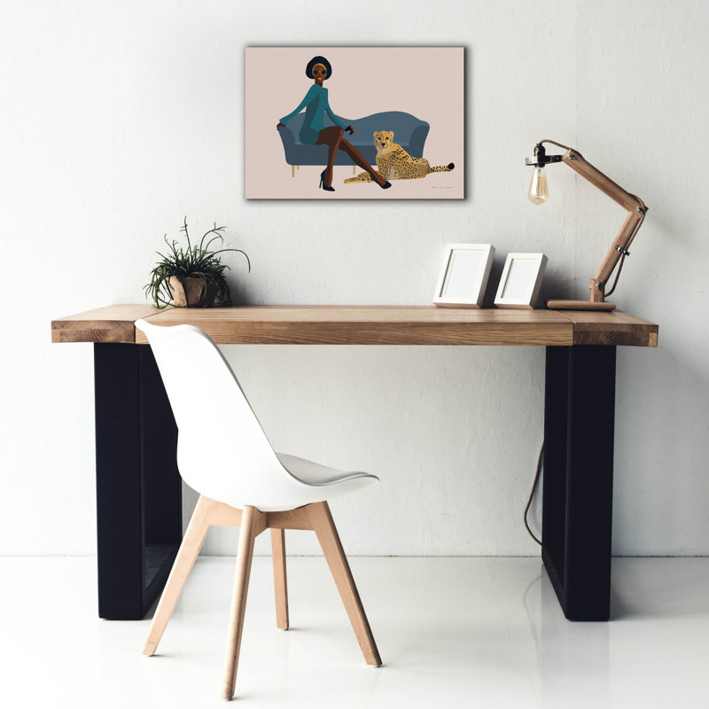Toile épique «Wild Lounge 3» par Omar Escalante, H 18 po x l 26 po x P 0,75 po