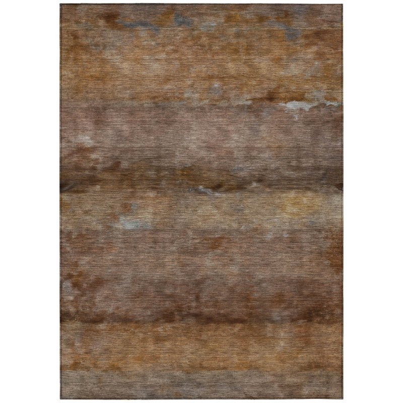 Machine Washable Indoor/Outdoor Matteson ACN2311 Stripes Rug, Rectangle 10' x 14'
