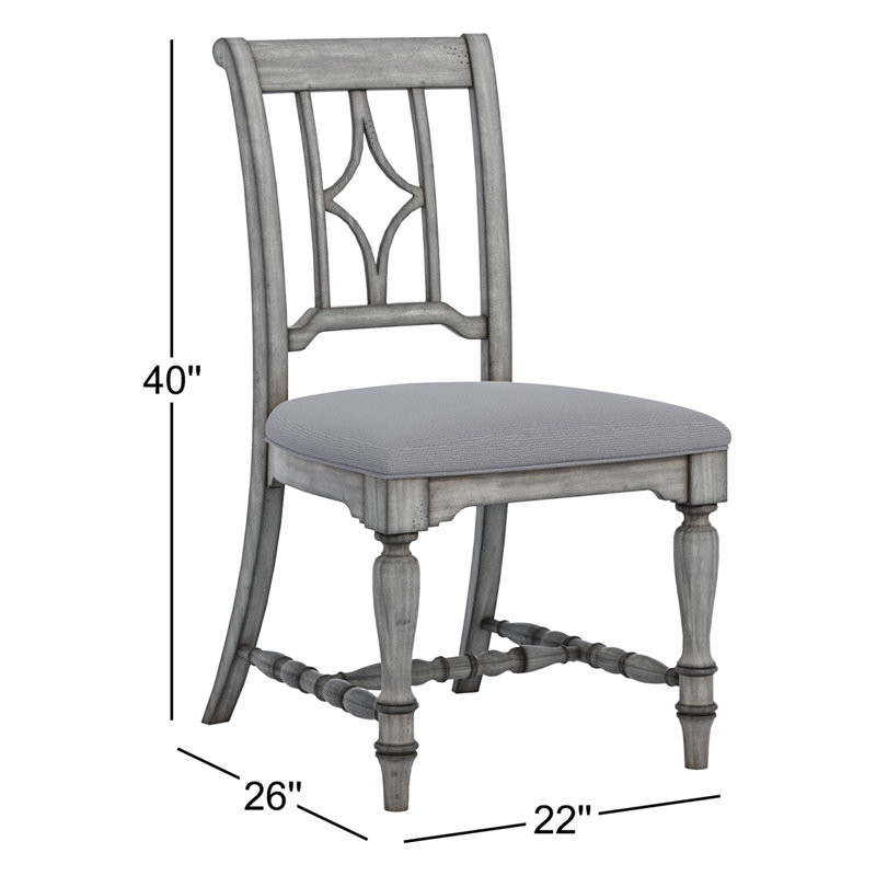 Chaise d'appoint Secor, Gris délavé
