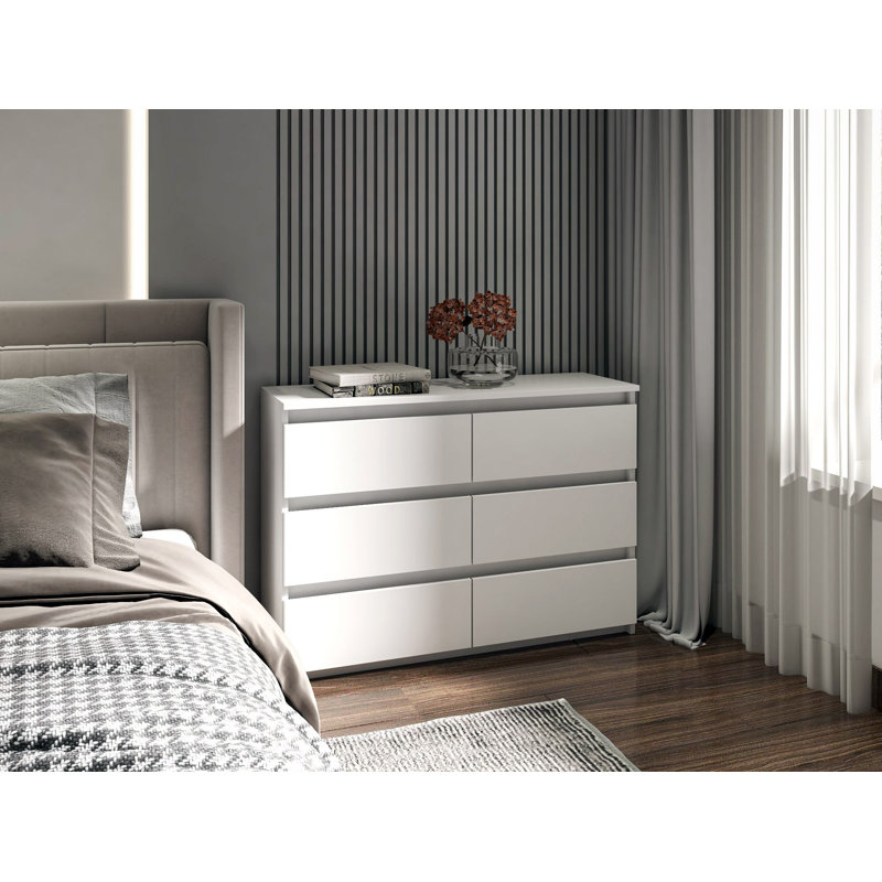 Rogena 100cm W 6 - Drawer Chest of Drawers