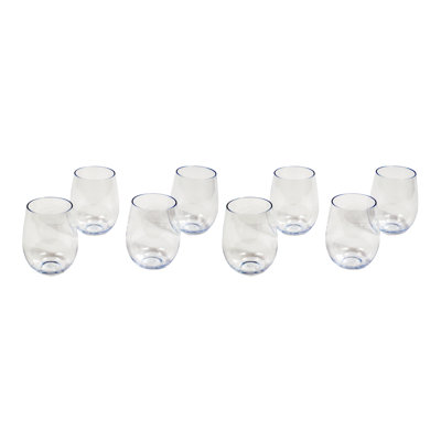 Askham 18oz. Acrylic Drinking Glass Set