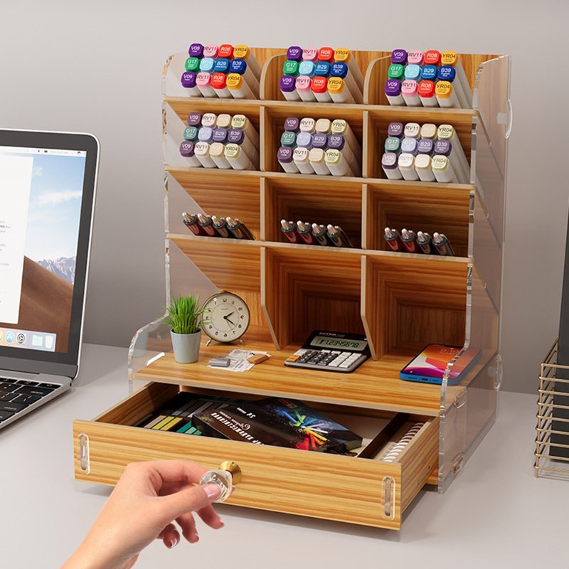 MDF Desk Organiser
