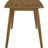 Solid Wood Chestnut Finish Table - Rectangular, Angled Legs For A Piece Chestnut Dining With Versatility