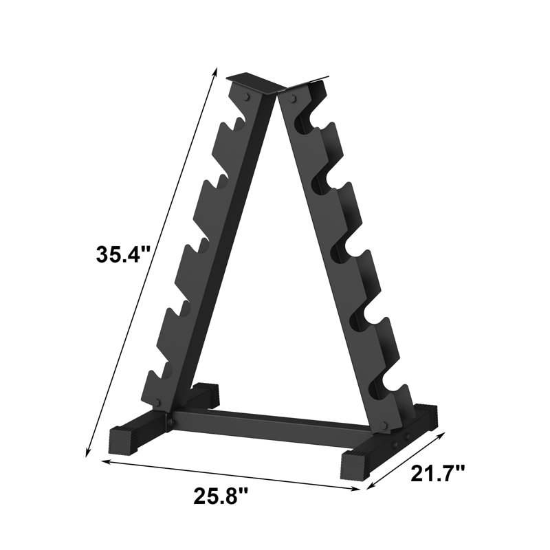Superior Hex Dumbbell Set with Rack