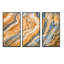 Se segment Layers of Marbled Rock - Ensemble de 3 reproductions sur toile-849834913-849834919