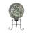 15"H Mosaic Gazing Globe with Scroll Pattern and Stand