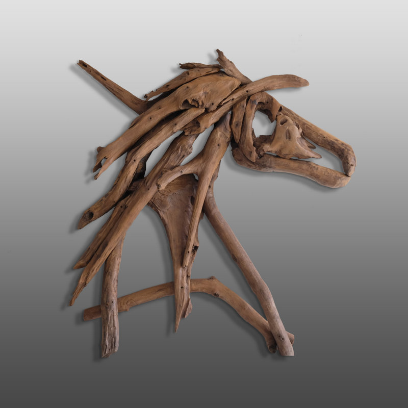 Handmade Rustic Animals Solid Wood Wall Decor