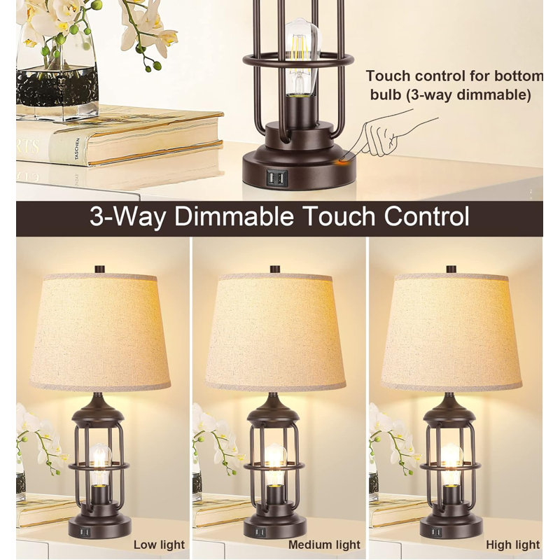 Bhojpal Metal USB Table Lamp