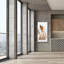 «Watercolor Cattail Study 1» par Ethan Harper, art mural sur toile-2101385599