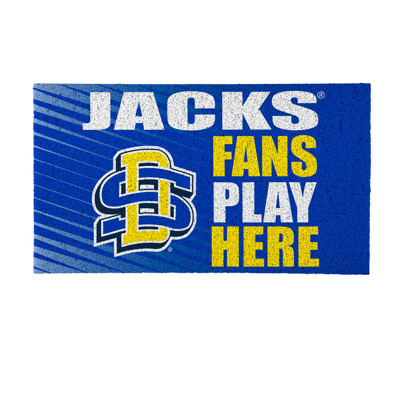 Tapis en PVC de l'Université South Dakota State, 28 po x 16 po