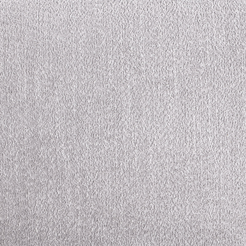 Upholstered Wingback Bed, Light Gray