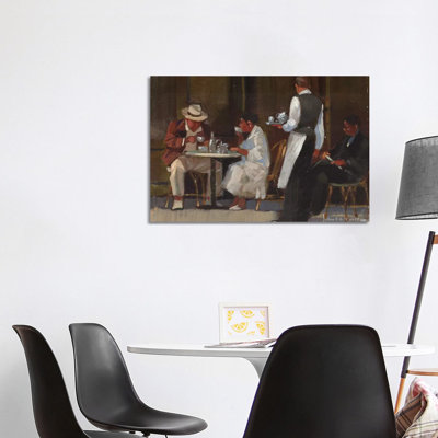 Breakfast On Jermyn Street by John Haskins - Wrapped Canvas Gallery-Wrapped Canvas Giclée