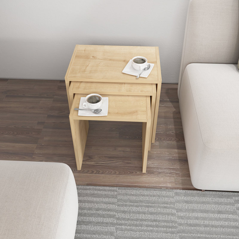 Acampo Nesting Tables, Oak