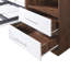 Lit escamotable double pleine grandeur avec armoire de rangement, lit escamotable escamotable, cadre de lit en bois peu encombrant, blanc-728816264