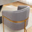 Chaises de salle à manger rembourrées en velours 19 po Sistrunk-772603334-772603332