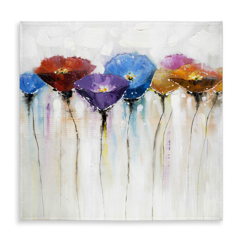 Colorful Flowers Tablecloth | Modern Floral Decor for Home