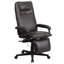  Chaise de bureau inclinable ergonomique à haut dossier LeatherSoft-20138056