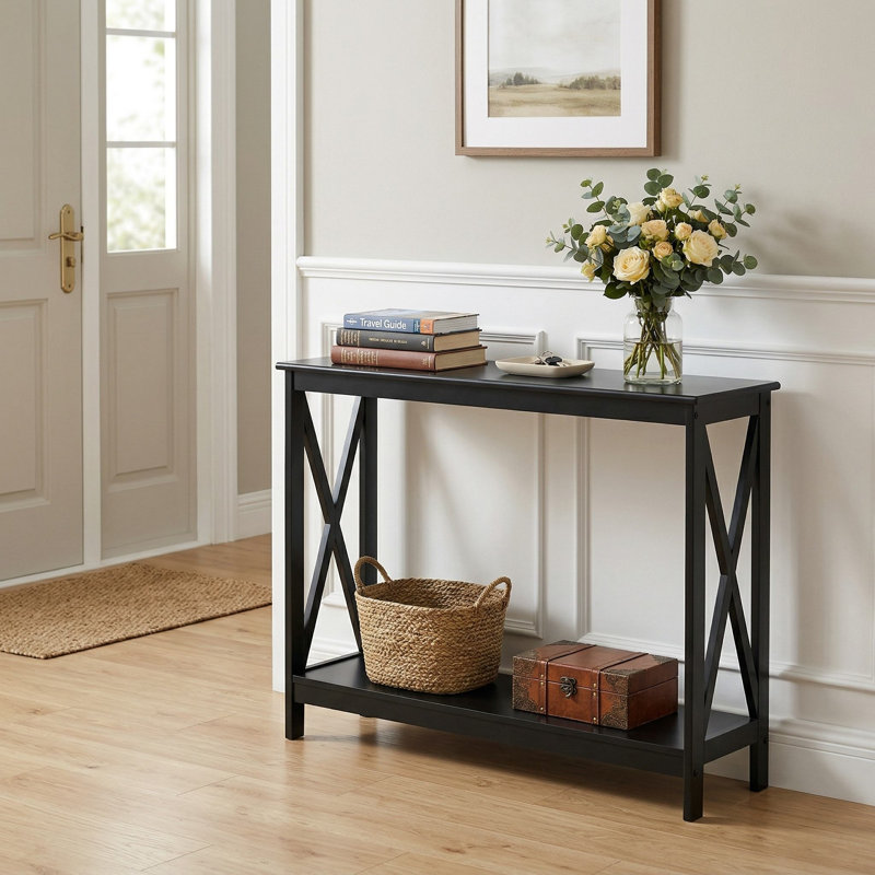 Table d'appoint 2 niveaux, Noir