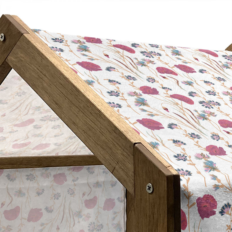 Niche pour chien en bois, H 22,44 po x l 23,62 po x P 17,72 po