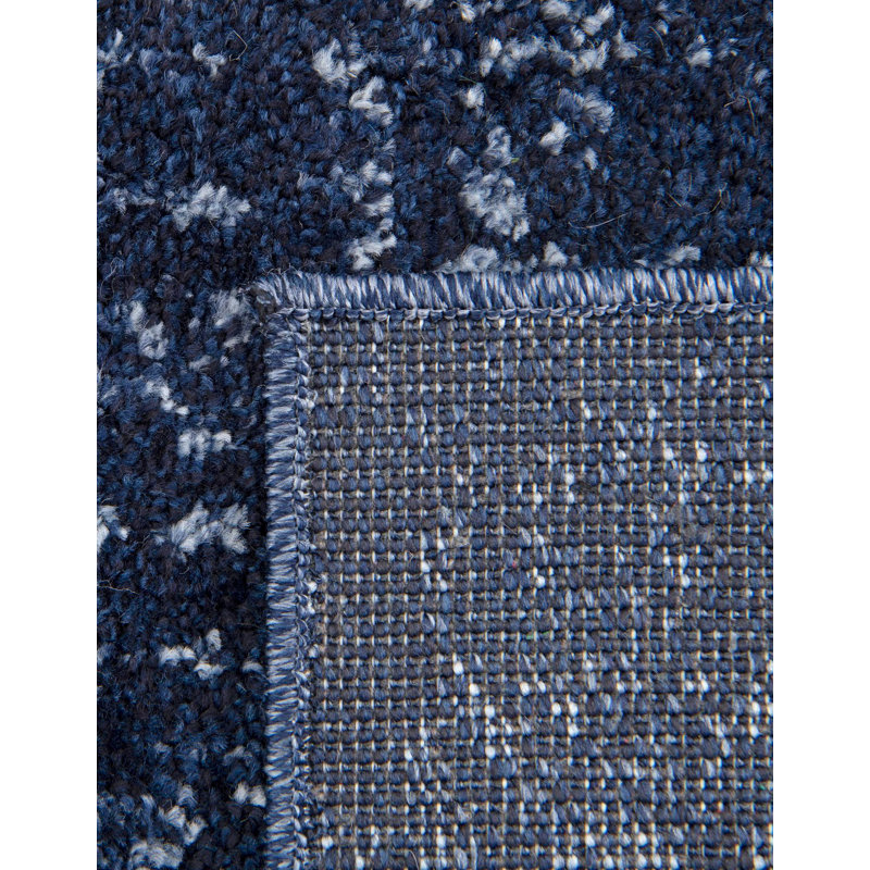 Tapis bleu Emaria, Round 4'1"