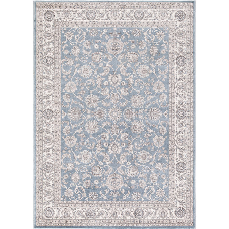 Santorini Bergama Blue Area Rug