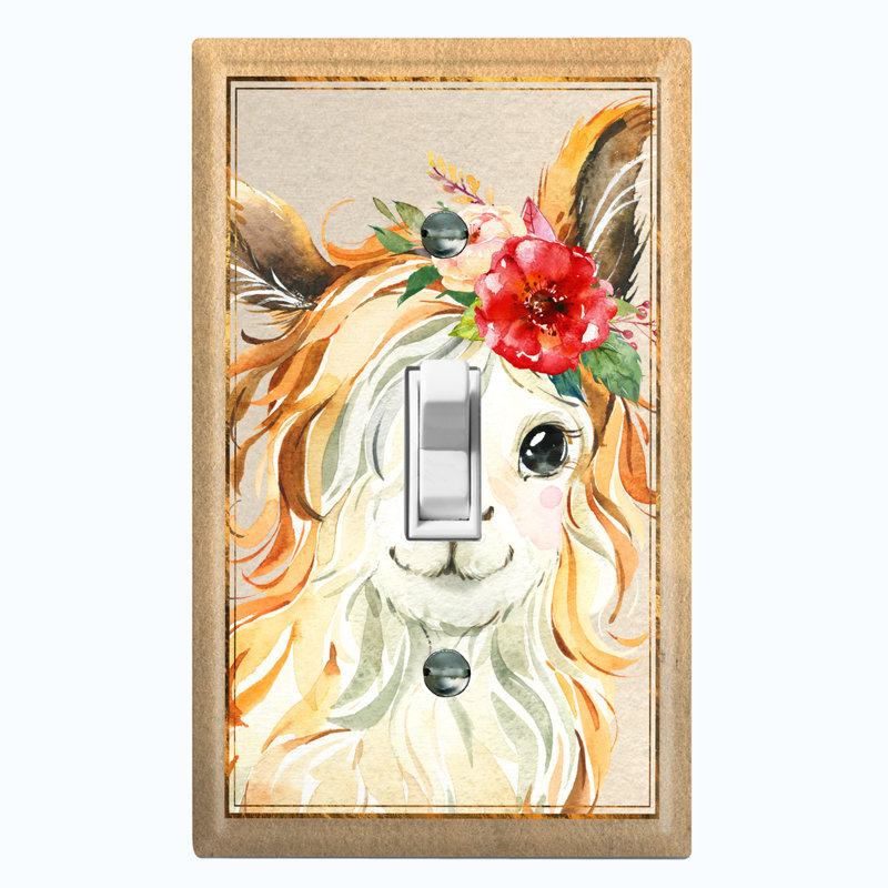 Animals 1 - Gang Toggle Light Switch Standard Wall Plate