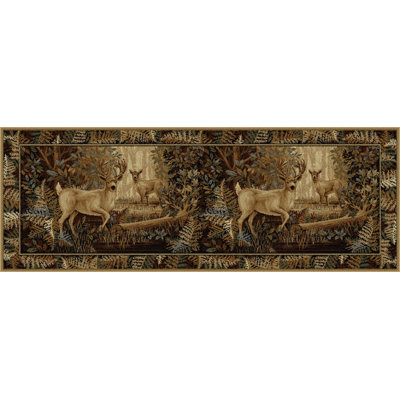 Tapis beige / brun Southwestern