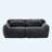 Boneless 2-Seater Modular Sofa With Plush Fabric And High-Density Sponge-1743477170