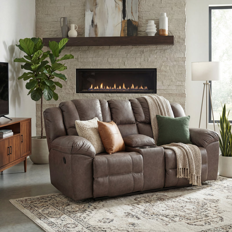 Causeuse inclinable avec console Windsley