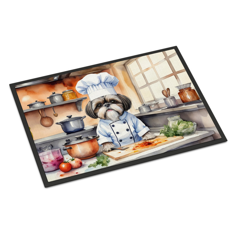 Edea Non-Slip Indoor Only, Outdoor Doormat, 24" W x 36" L