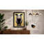 Straight Gaze Pig Modern - Print-136686289-136686288