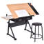 Adjustable Height Steel Drafting Table
