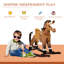 Chaise de cheval à bascule en métal pour enfants avec sons réalistes - /