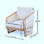 Fauteuil club Royal Wood PVC-coated polyester-1614330185