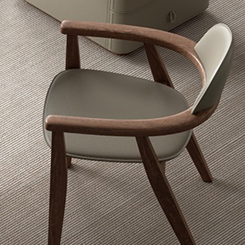 Table de bureau en cuir Saddle