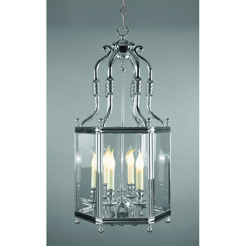 Honaker 6 - Light Chrome Lantern Pendant