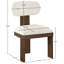 Chaise rembourrée en tissu texturé Lorello-75291333-69171183