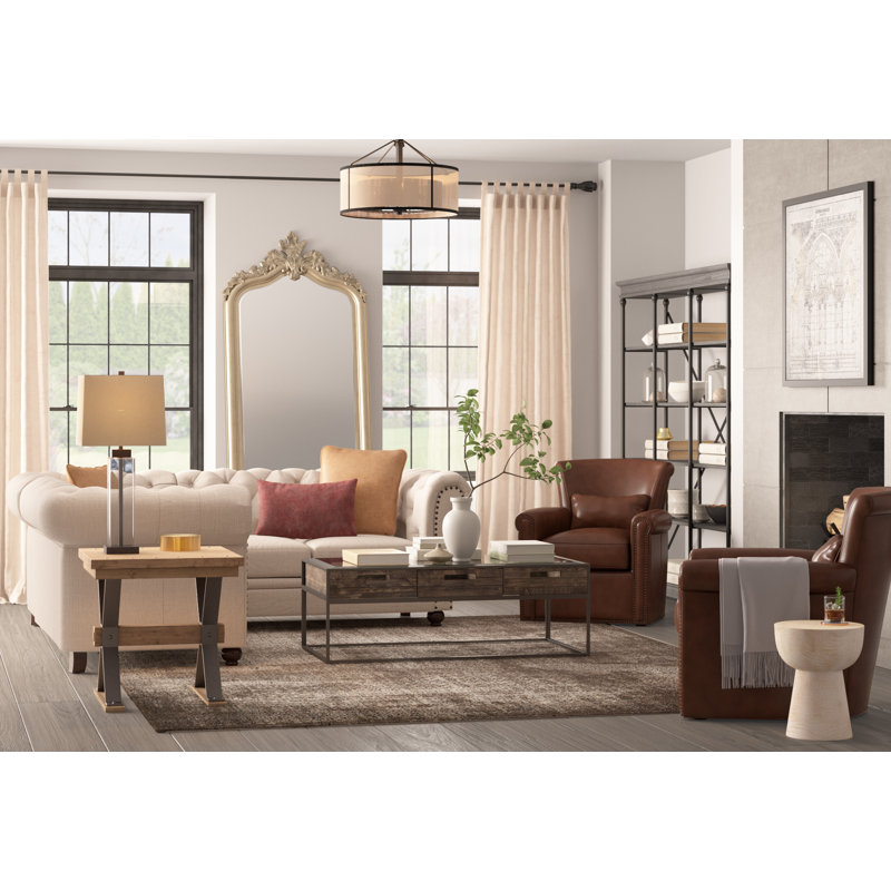 Tressie Solid Wood Arch Mirror