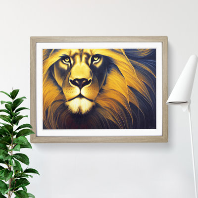 Invigorating Lion - Framed Print