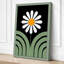 Minimalist Daisy Botanical 1 Piece Wrapped Canvas Wall Art-638432192-638432199