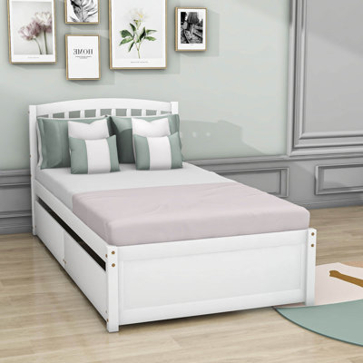 Lit plateforme simple avec tiroirs Eljay